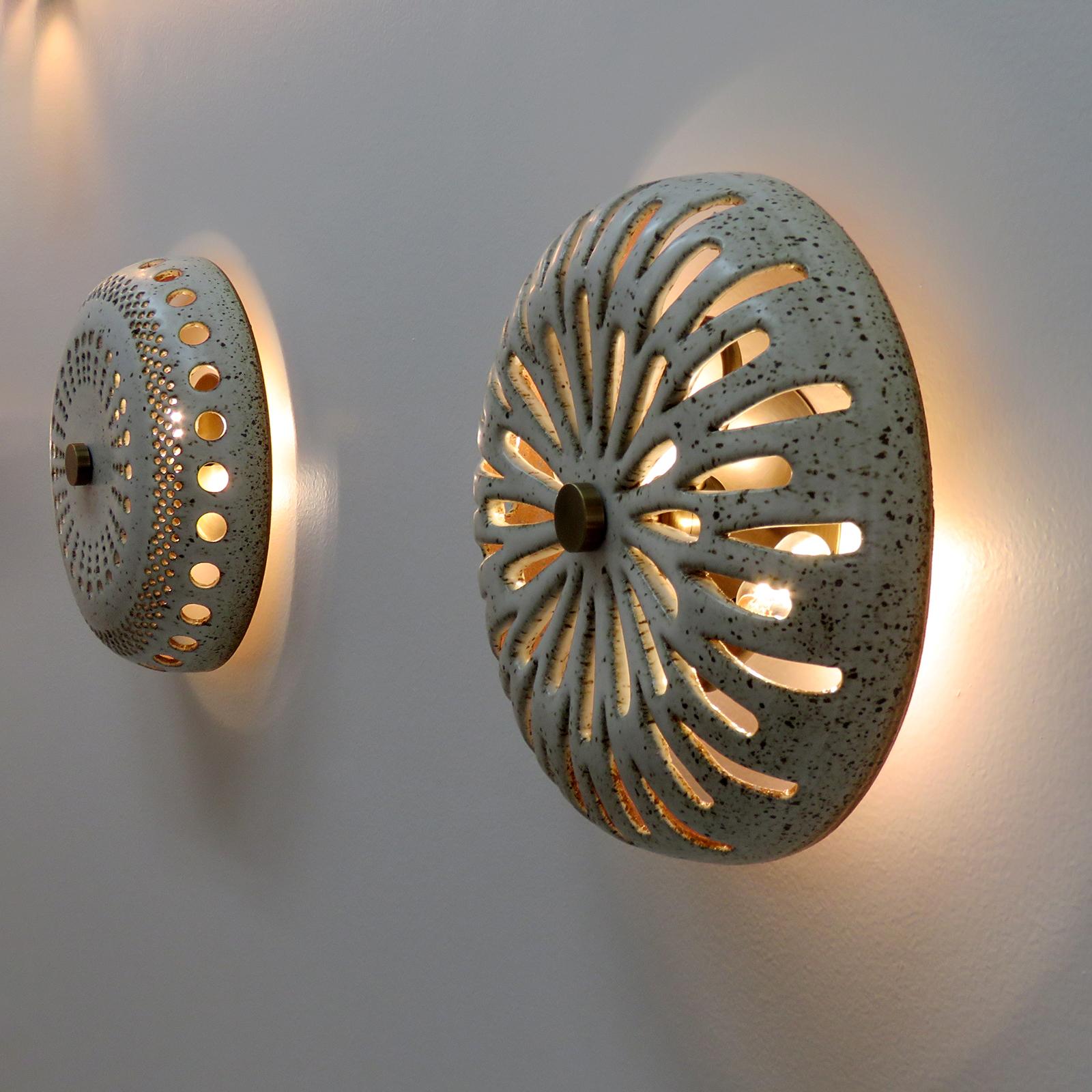 Ceramic Wall Light No.11 by Heather Levine 1