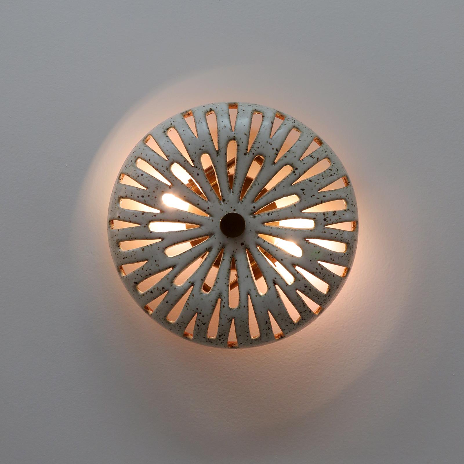 Contemporary Ceramic Wall Light No.11 by Heather Levine