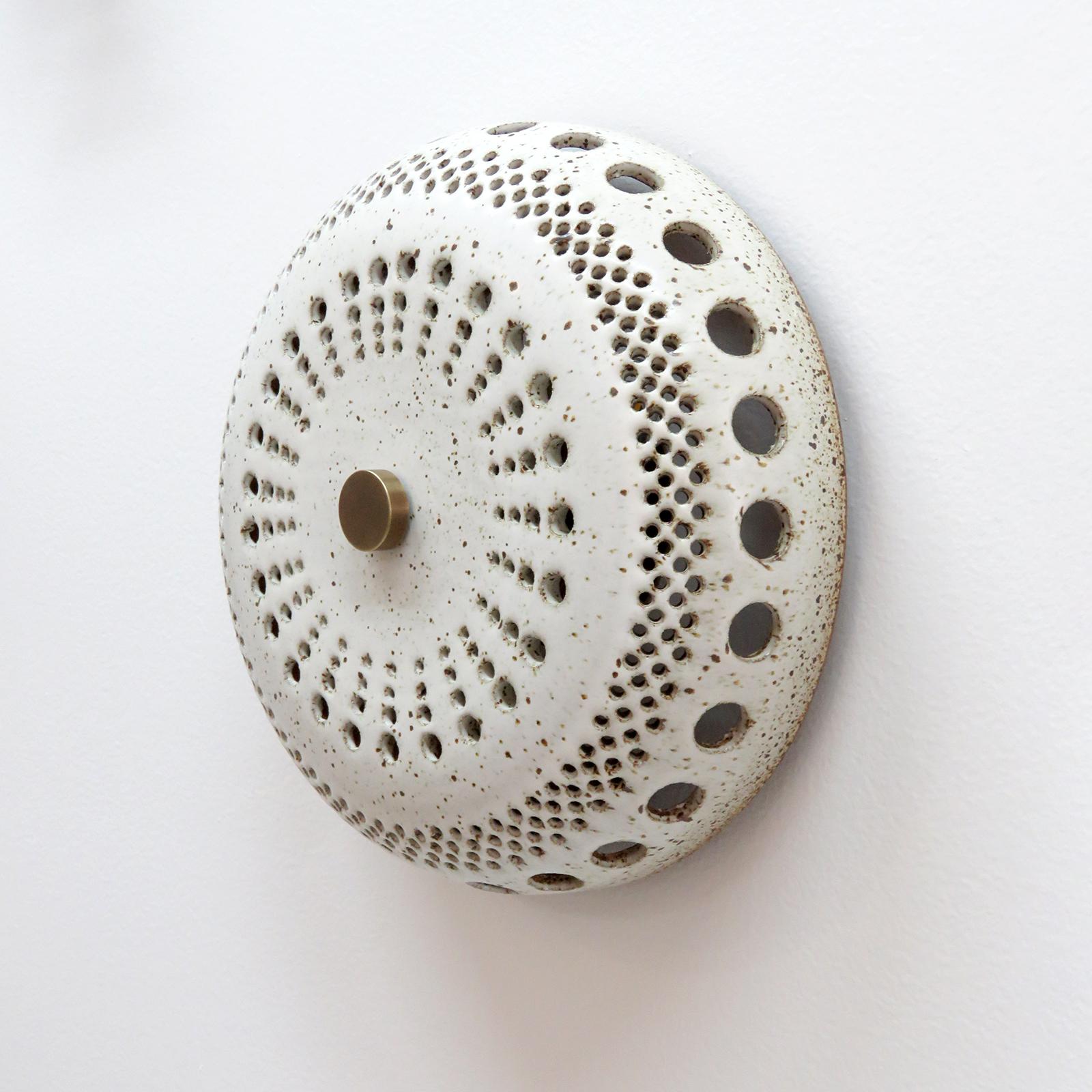 Organic Modern Ceramic Wall Light No.12 by Heather Levine