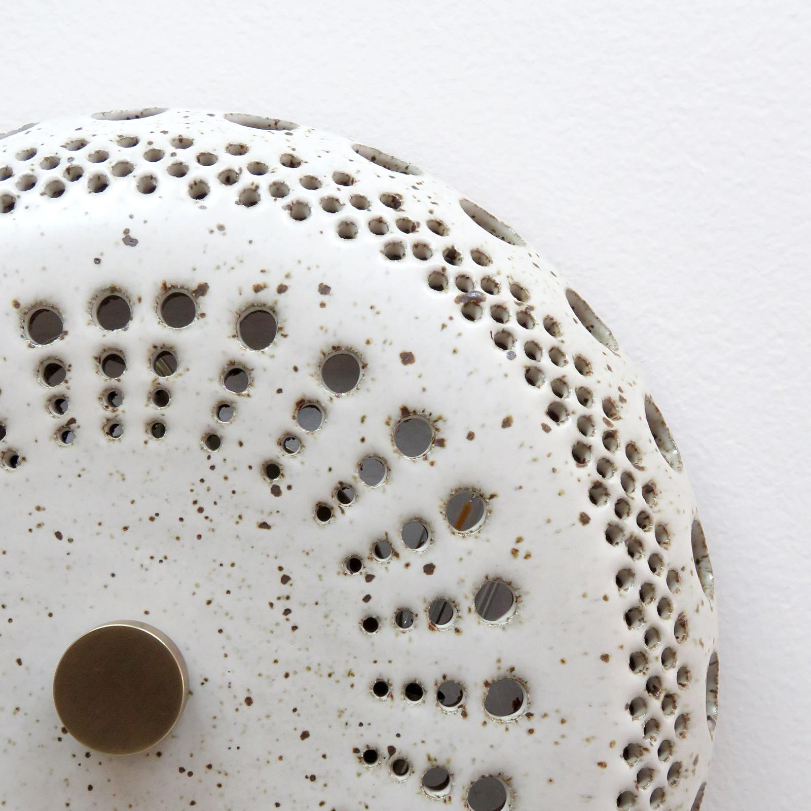 Ceramic Wall Light No.12 by Heather Levine In New Condition In Los Angeles, CA