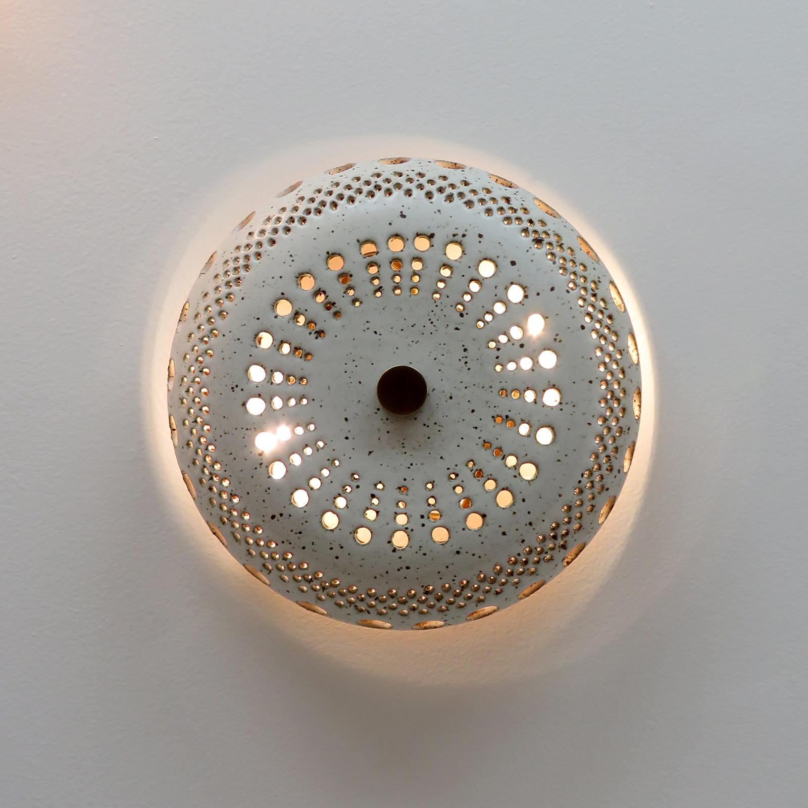 Contemporary Ceramic Wall Light No.12 by Heather Levine