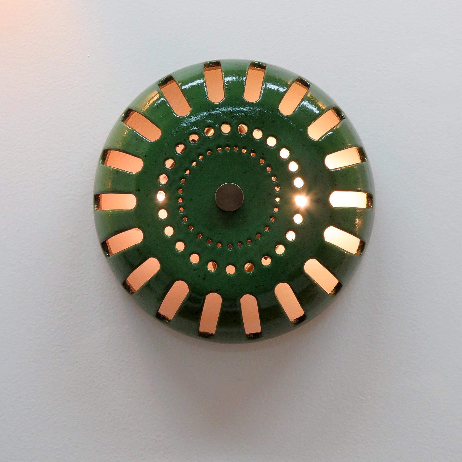 Ceramic Wall Light No.48 by Heather Levine In New Condition For Sale In Los Angeles, CA