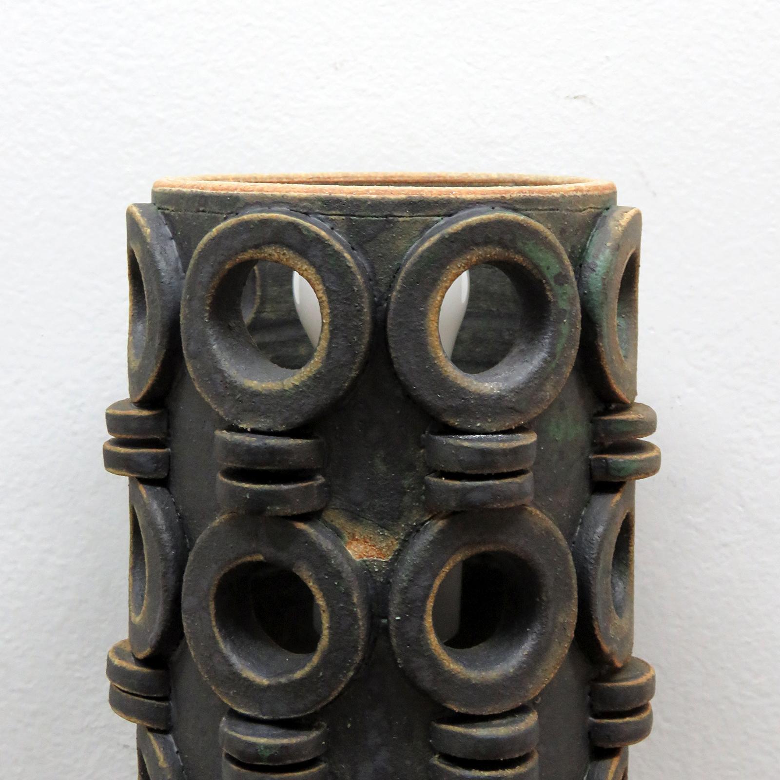American Ceramic Wall Light No.49/2 by Heather Levine For Sale