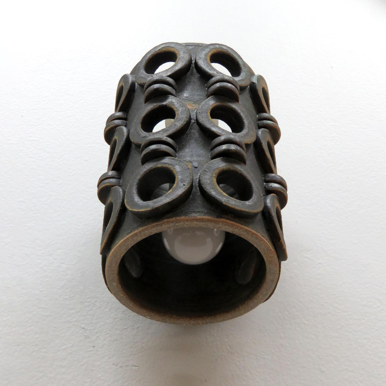 Contemporary Ceramic Wall Light No.49/2 by Heather Levine For Sale