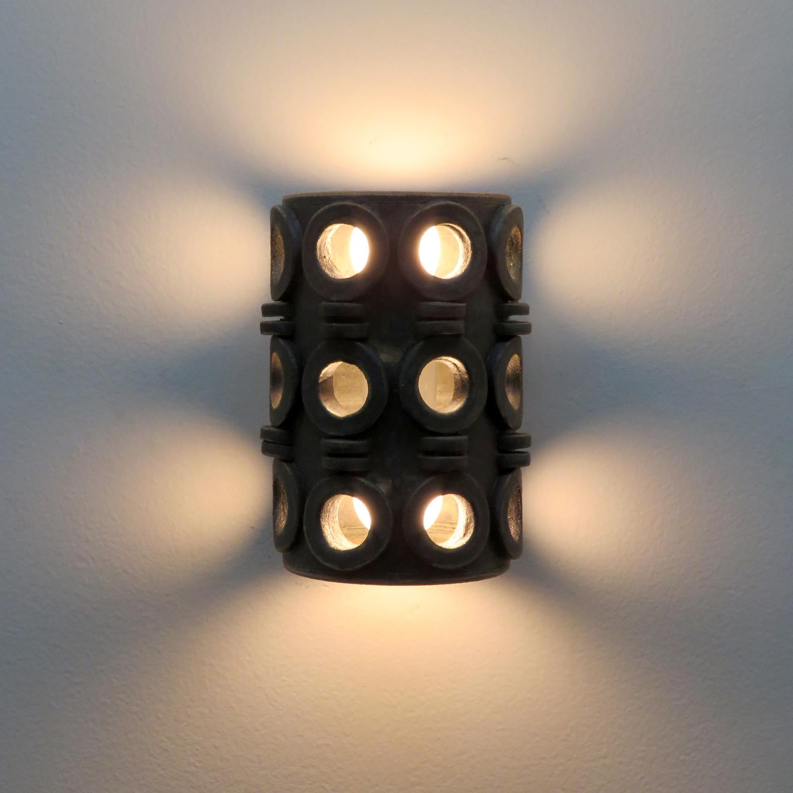 Laiton Applique murale n°49/2 de Heather Levine en vente