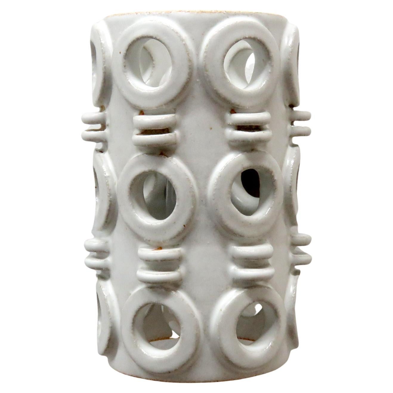 Ceramic Wall Light No.49 by Heather Levine For Sale