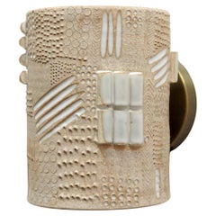 Lampada da parete in ceramica n. 63 di Heather Levine