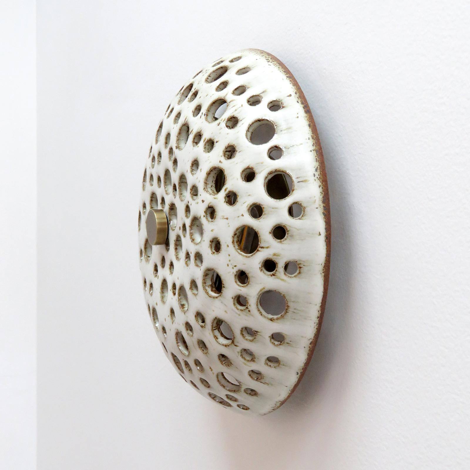American Ceramic Wall Light No.9 by Heather Levine For Sale