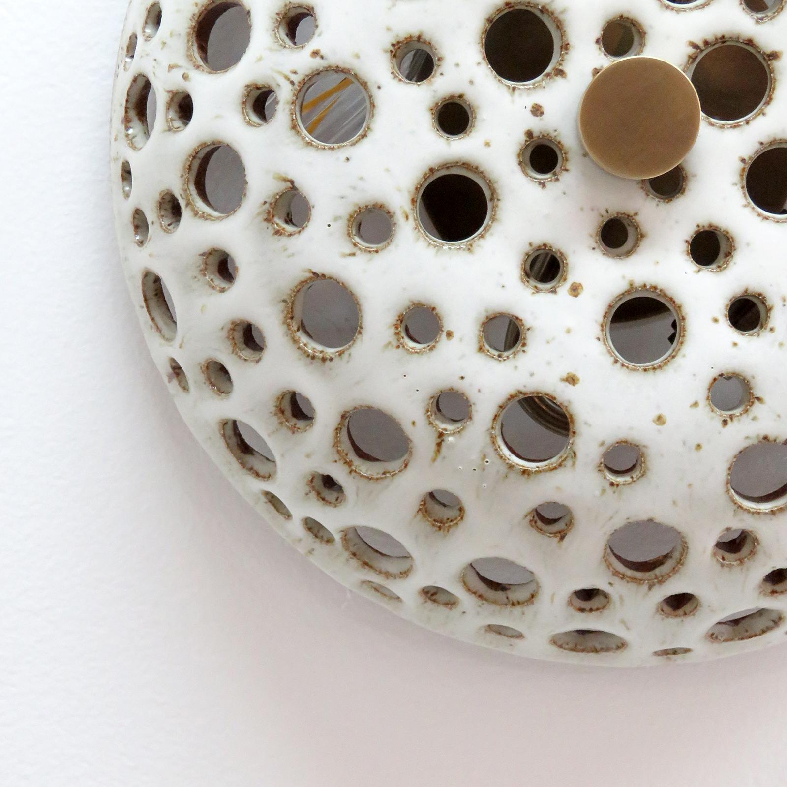 Ceramic Wall Light No.9 by Heather Levine In New Condition For Sale In Los Angeles, CA