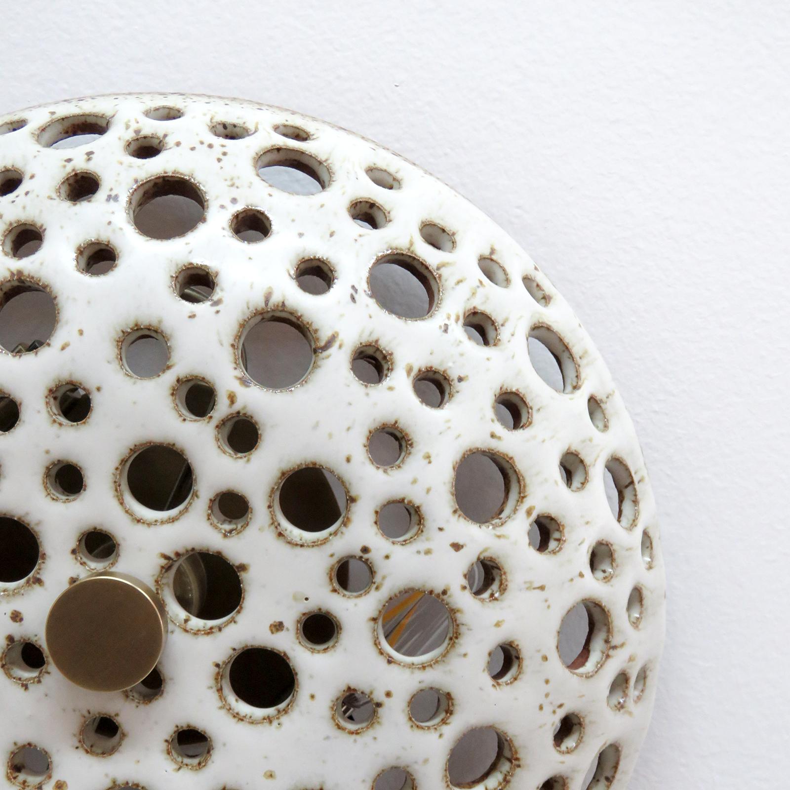 Contemporary Ceramic Wall Light No.9 by Heather Levine For Sale