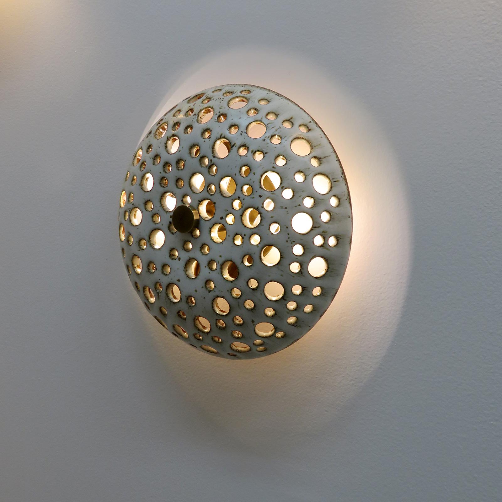 Ceramic Wall Light No.9 by Heather Levine For Sale 1