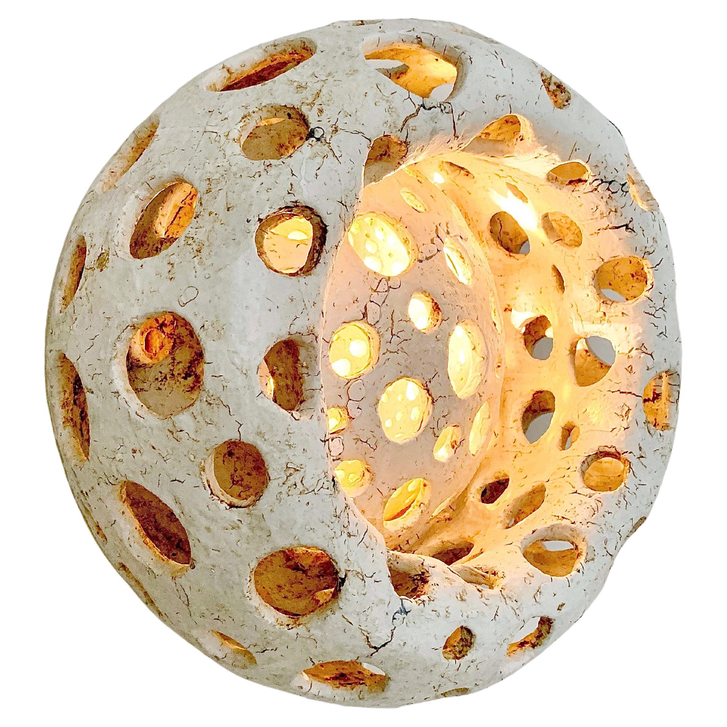 Ceramic Wall Lights by Agnès Debizet, 2020 For Sale