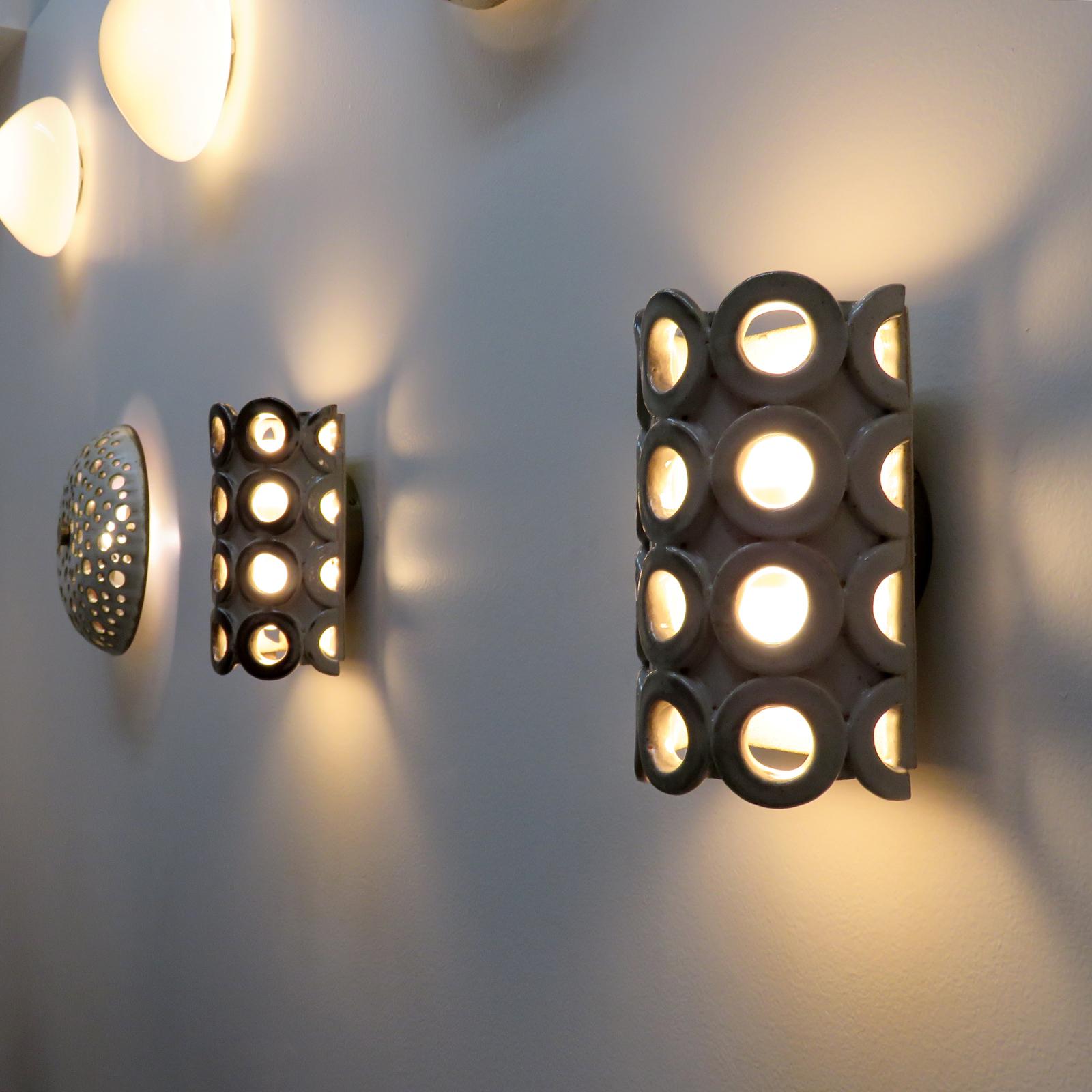 Ceramic Wall Lights No.50b by Heather Levine For Sale 1