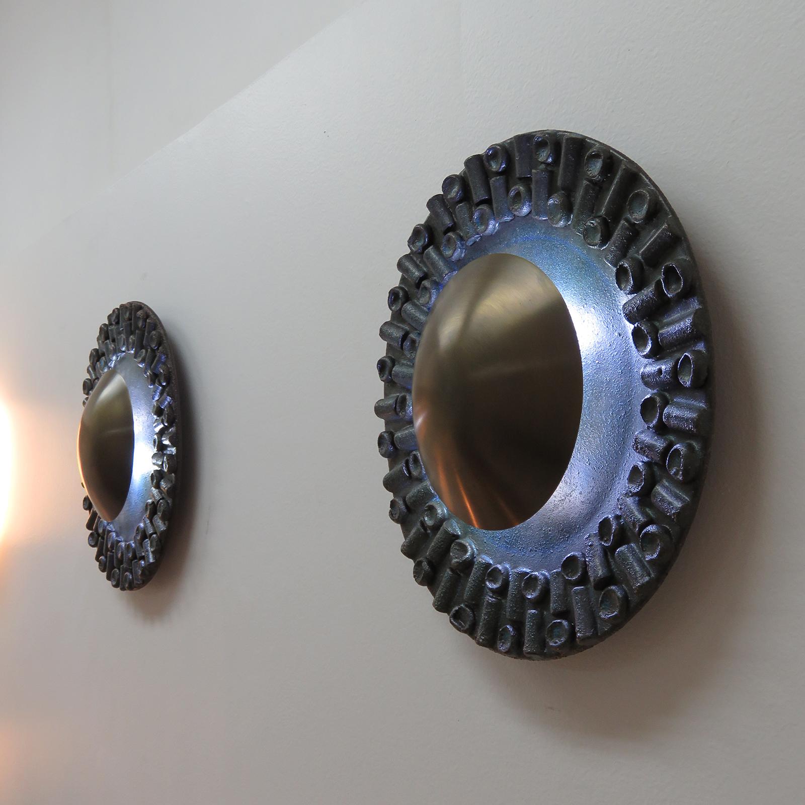 Contemporary Ceramic Wall Lights No.B52 by Heather Levine For Sale