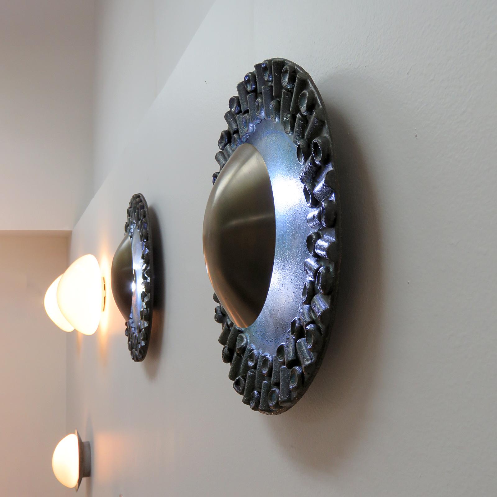 Keramische Wandleuchten No.B52 von Heather Levine (Messing)