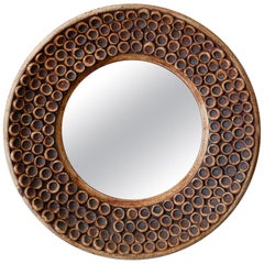 Ceramic Wall Mirror, 1960s