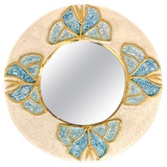 Ceramic Wall Mirror by Mithé Espelt