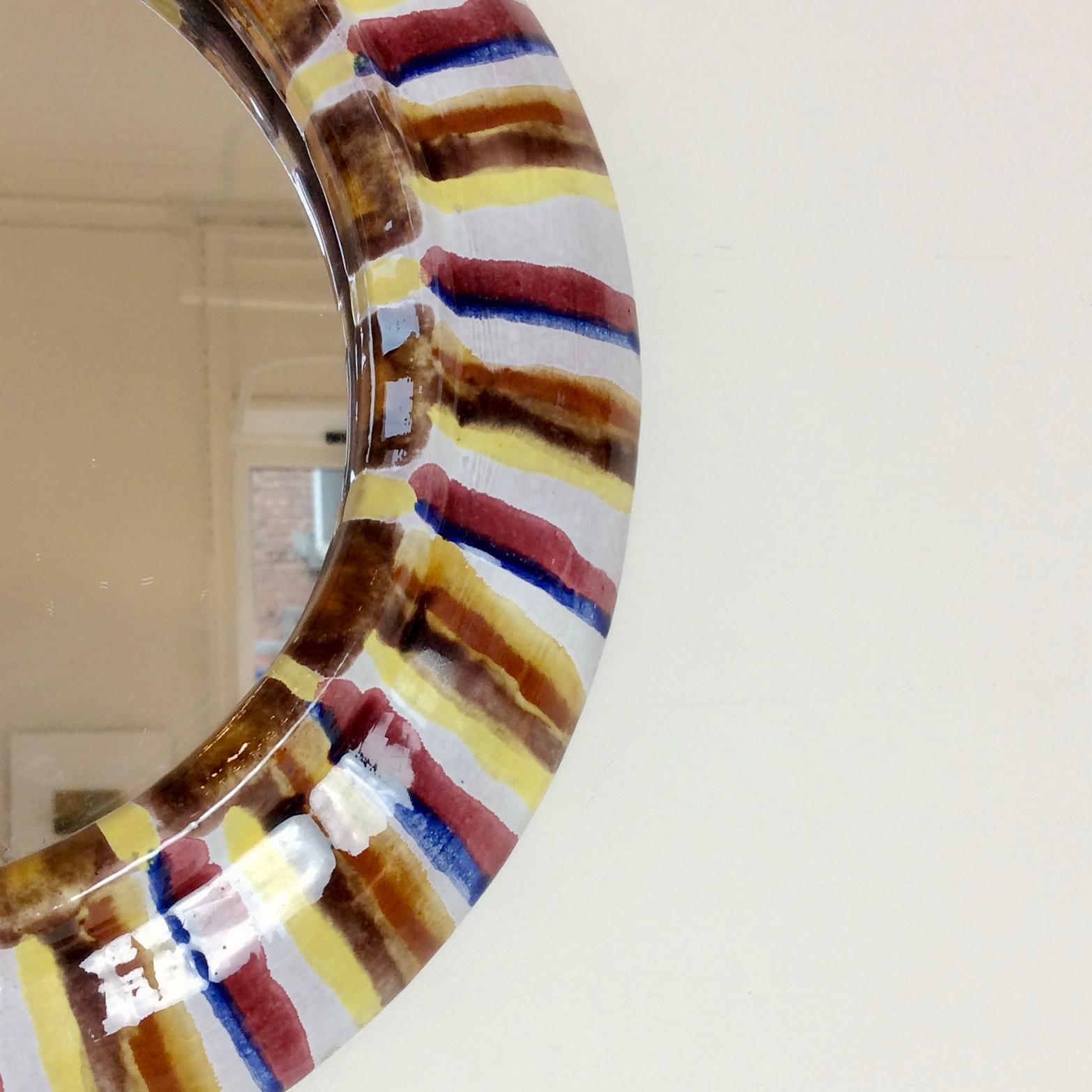 Miroir mural en céramique, vers 1960, France en vente 2