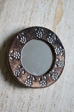 Ceramic wall mirror