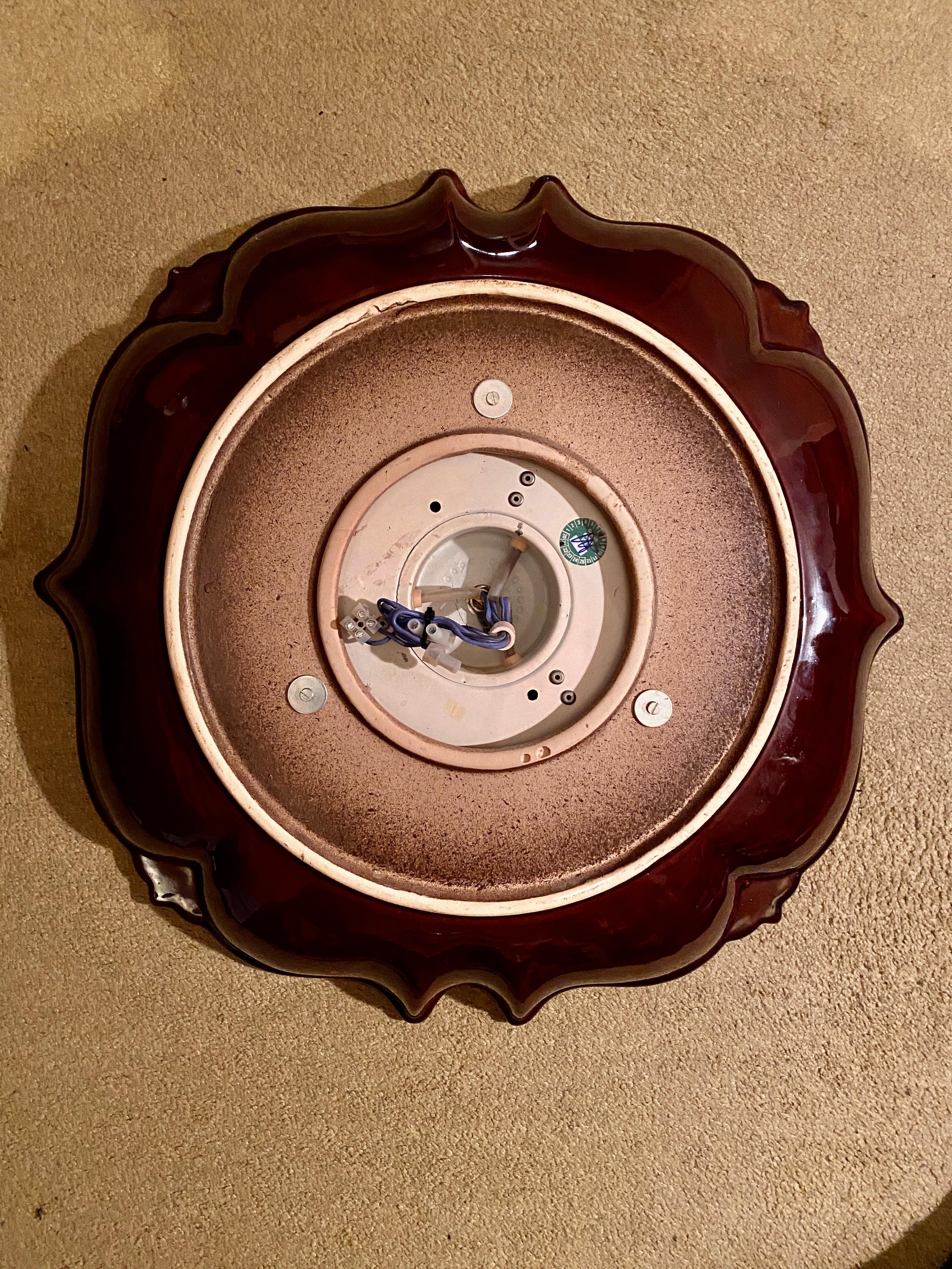 Ceramic wall mirror from PAN For Sale 6