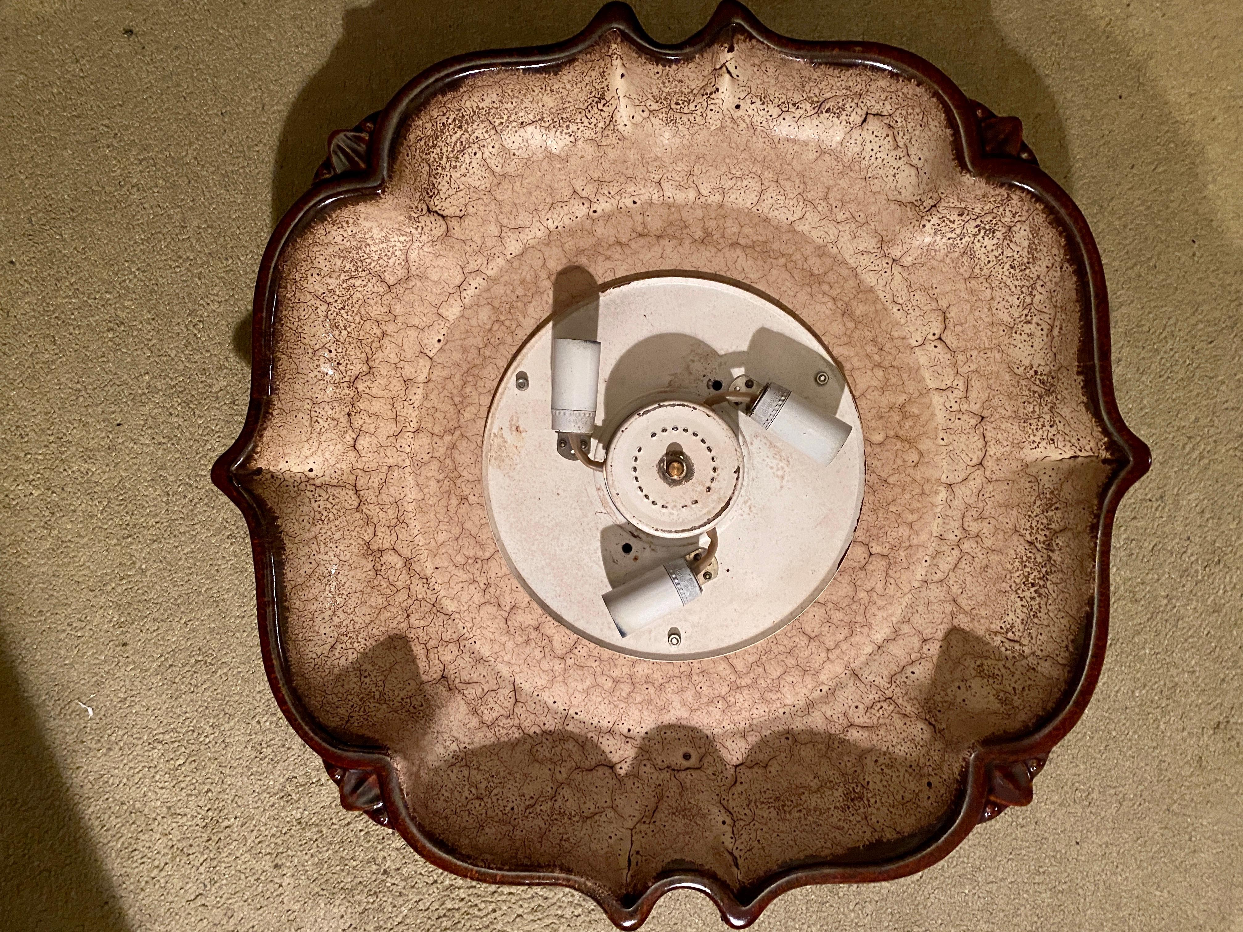 Ceramic wall mirror from PAN For Sale 9