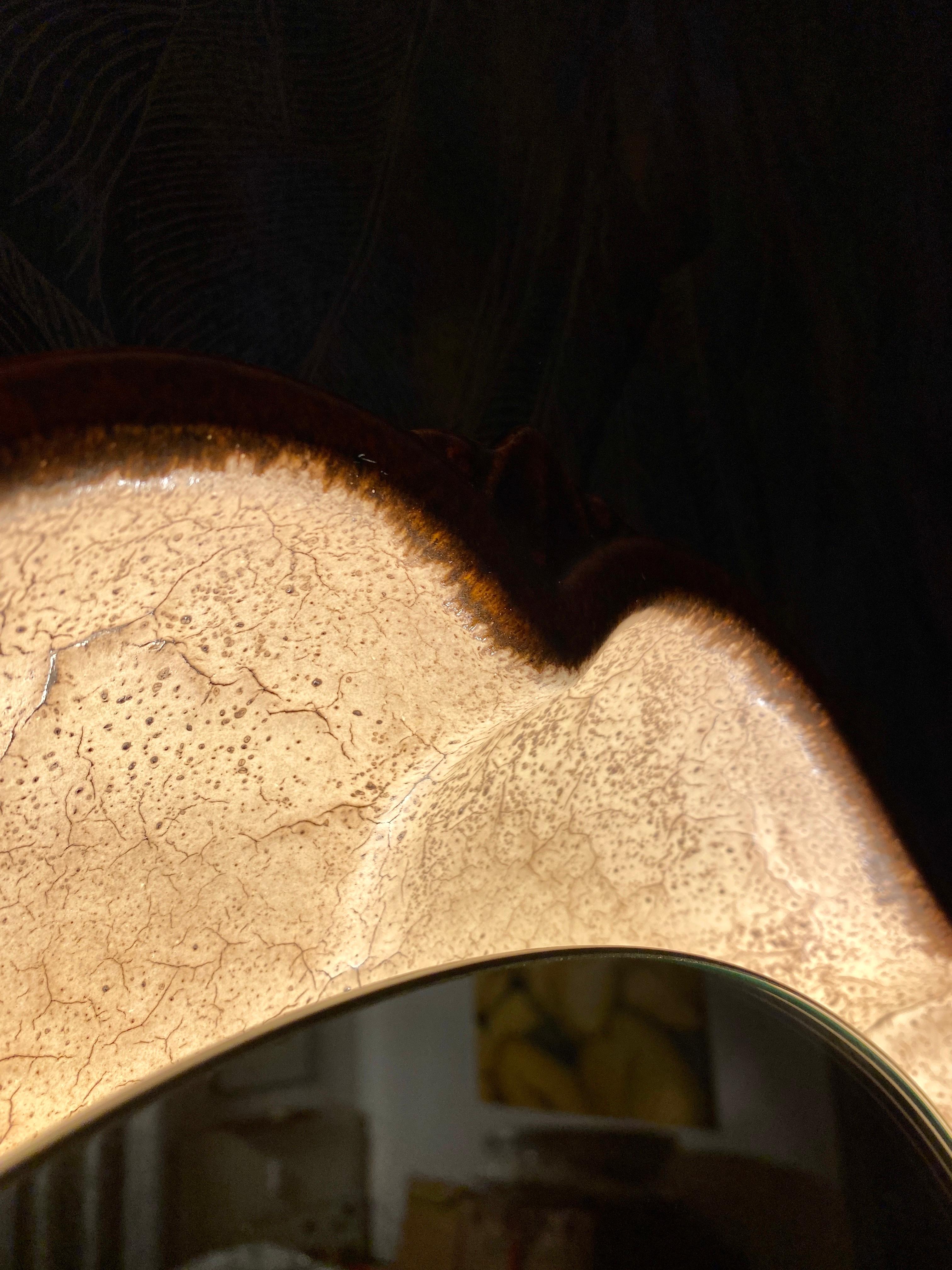 Ceramic wall mirror from PAN In Excellent Condition For Sale In Hannover, DE