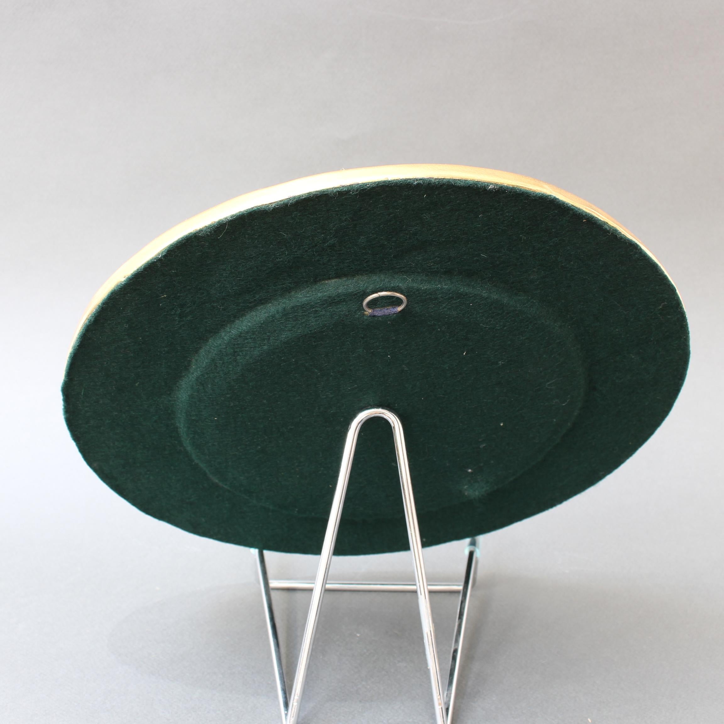 Ceramic Wall Mirror with Flower Motif by Mithé Espelt, circa 1960s 2