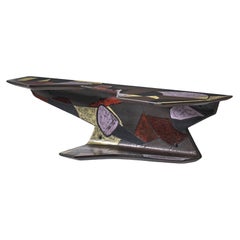 Consolle da parete in ceramica di Victor Cerrato, Italia anni '60