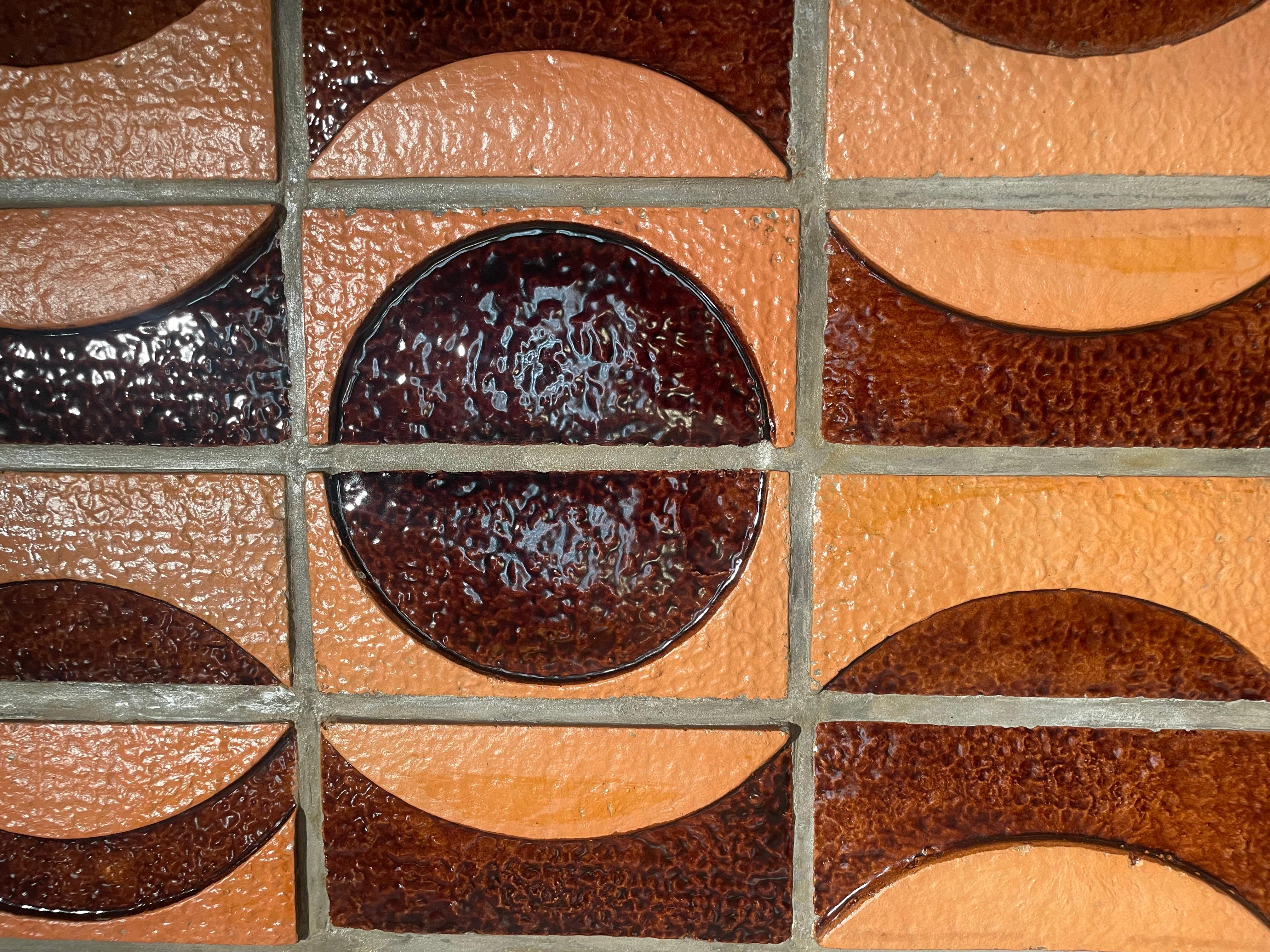 ceramic wall panel by Gilson  from 1970 For Sale 4