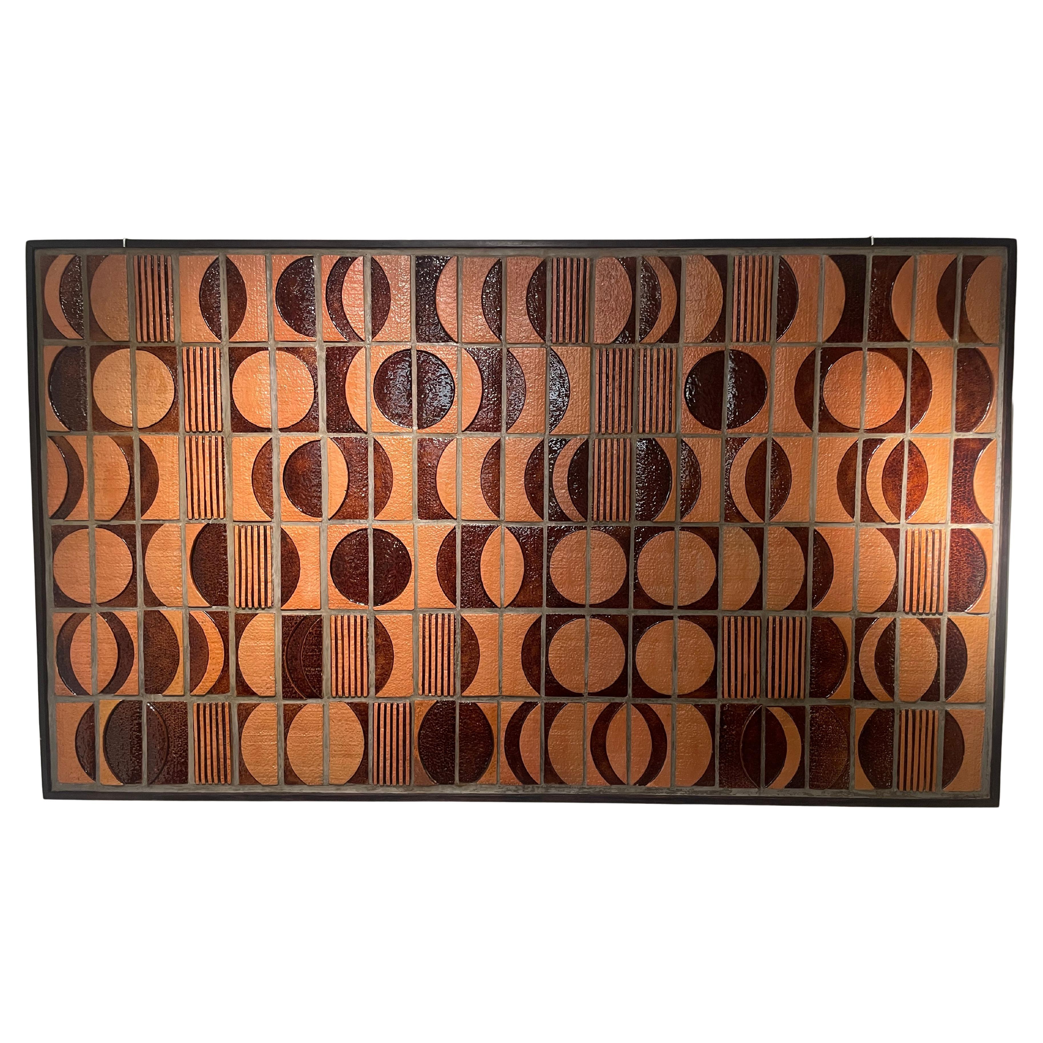 panel mural cerámico de Gilson  desde 1970