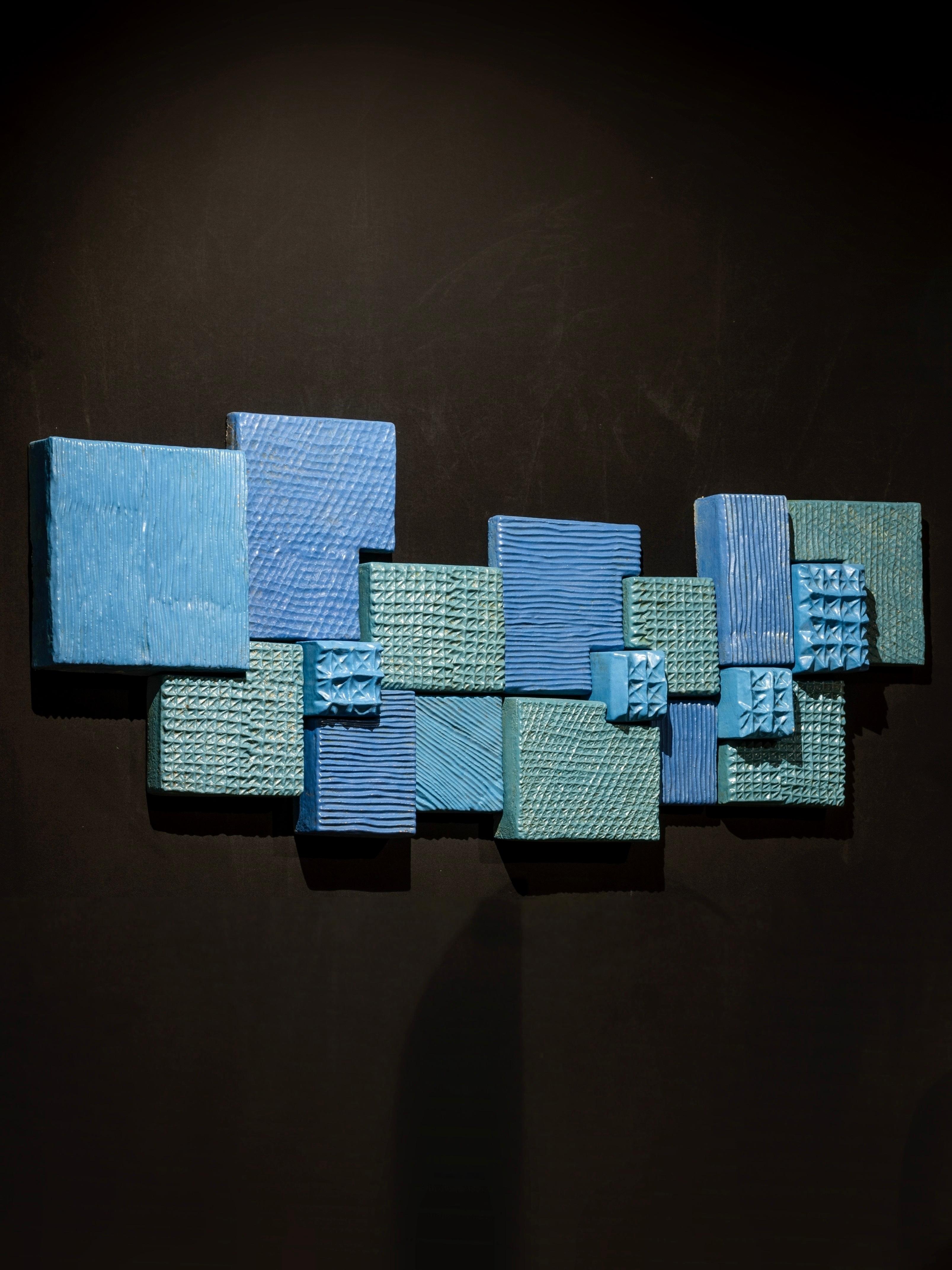 Escultura mural de cerámica de Andrée & Michel Hirlet, Francia en venta 2
