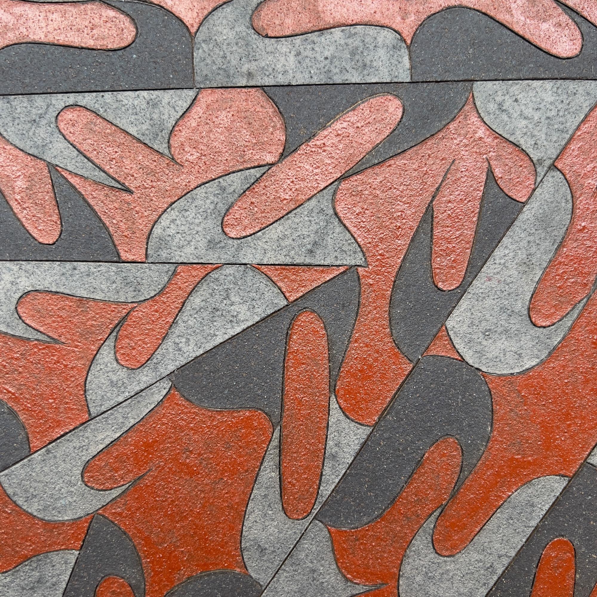 Wandtafel aus Keramik  des japanischen Künstlers Masano Asaru, Japan, ca. 2000 (21. Jahrhundert und zeitgenössisch) im Angebot