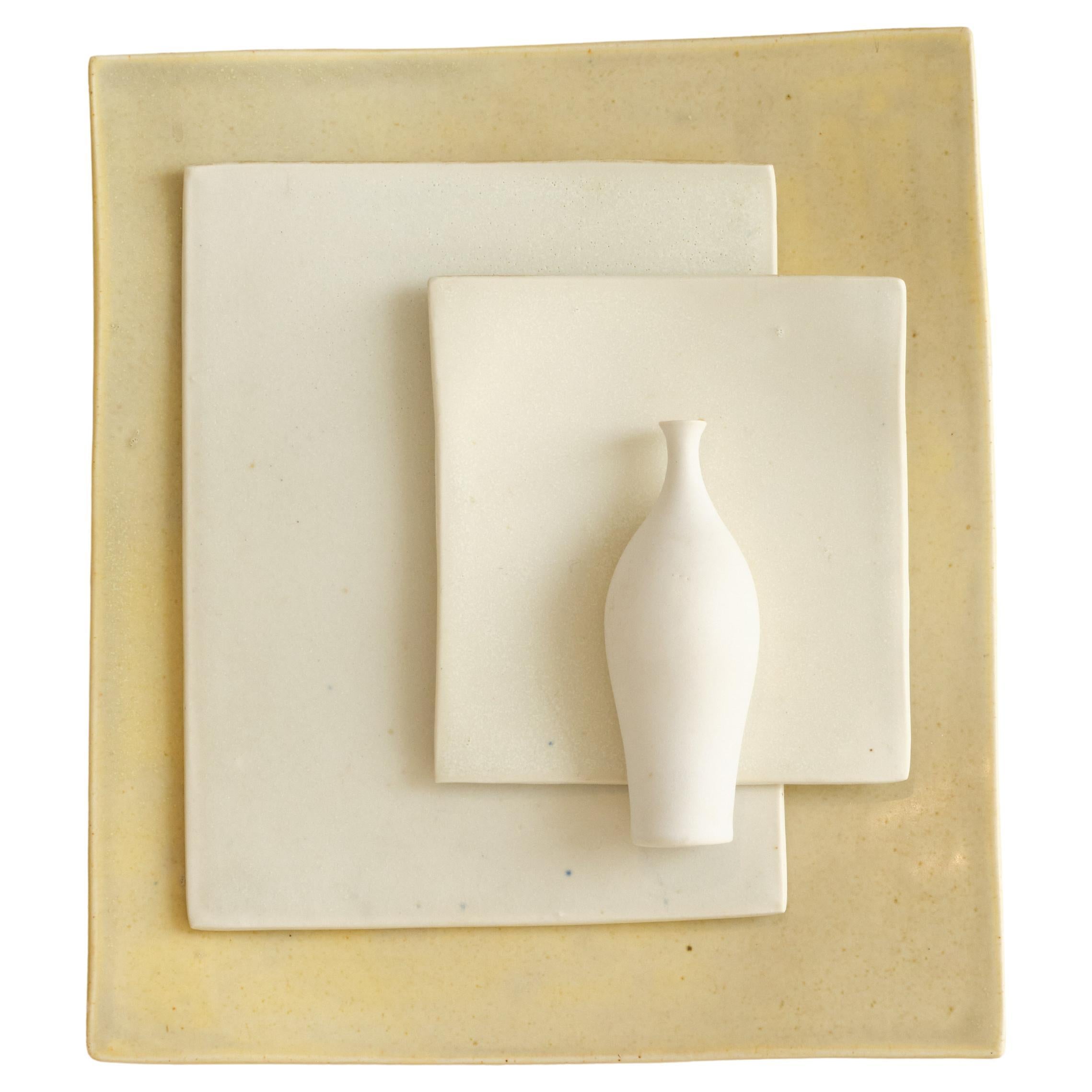 Ceramic Wall Plaque by Swedish designer Vivi Calissendorff