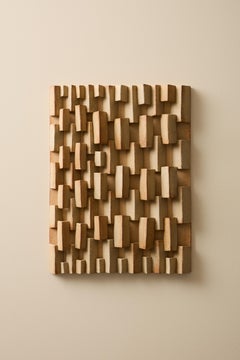 Ceramic Wall Plaque "Day and Shadow" by Swedish Designer Vivi Calissendorff