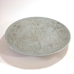 Ceramic Wall Plate, Design Carl-Harry Stålhane for Rörstrand