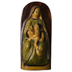 Relief mural en céramique d
Allan Ebeling, Torshälla, Suède, années 1930