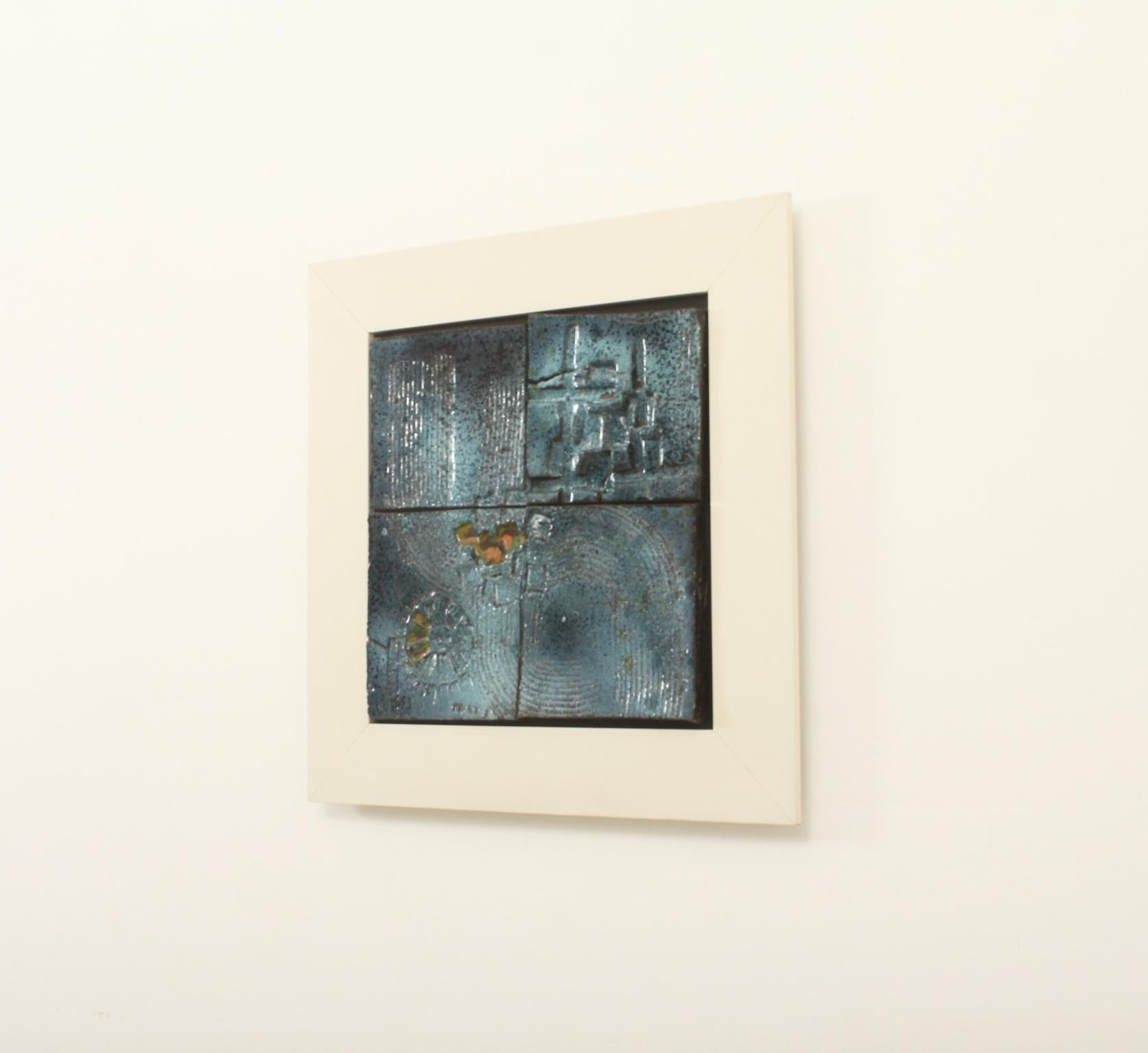 Ceramic Wall Relief by Andrés Galdeano and Angel Grávalos, Spain, 1960's For Sale 6