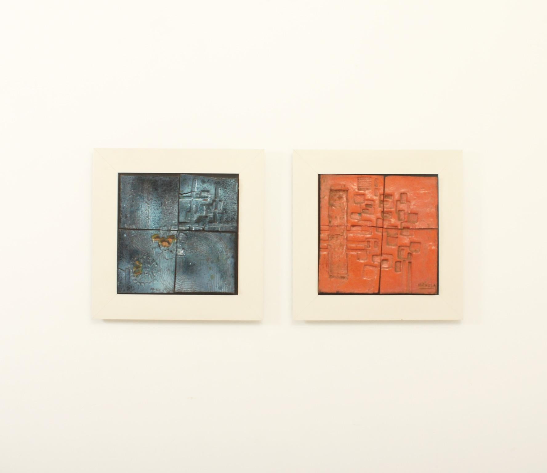 Ceramic Wall Relief by Andrés Galdeano and Angel Grávalos, Spain, 1960's For Sale 7