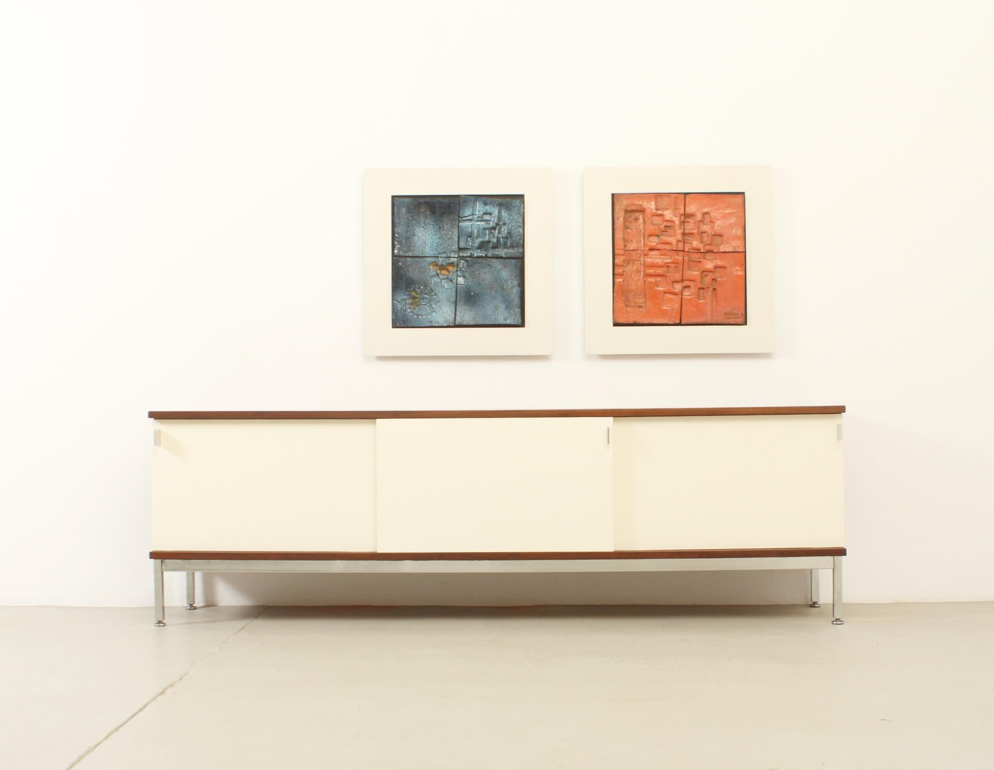 Ceramic Wall Relief by Andrés Galdeano and Angel Grávalos, Spain, 1960's For Sale 8