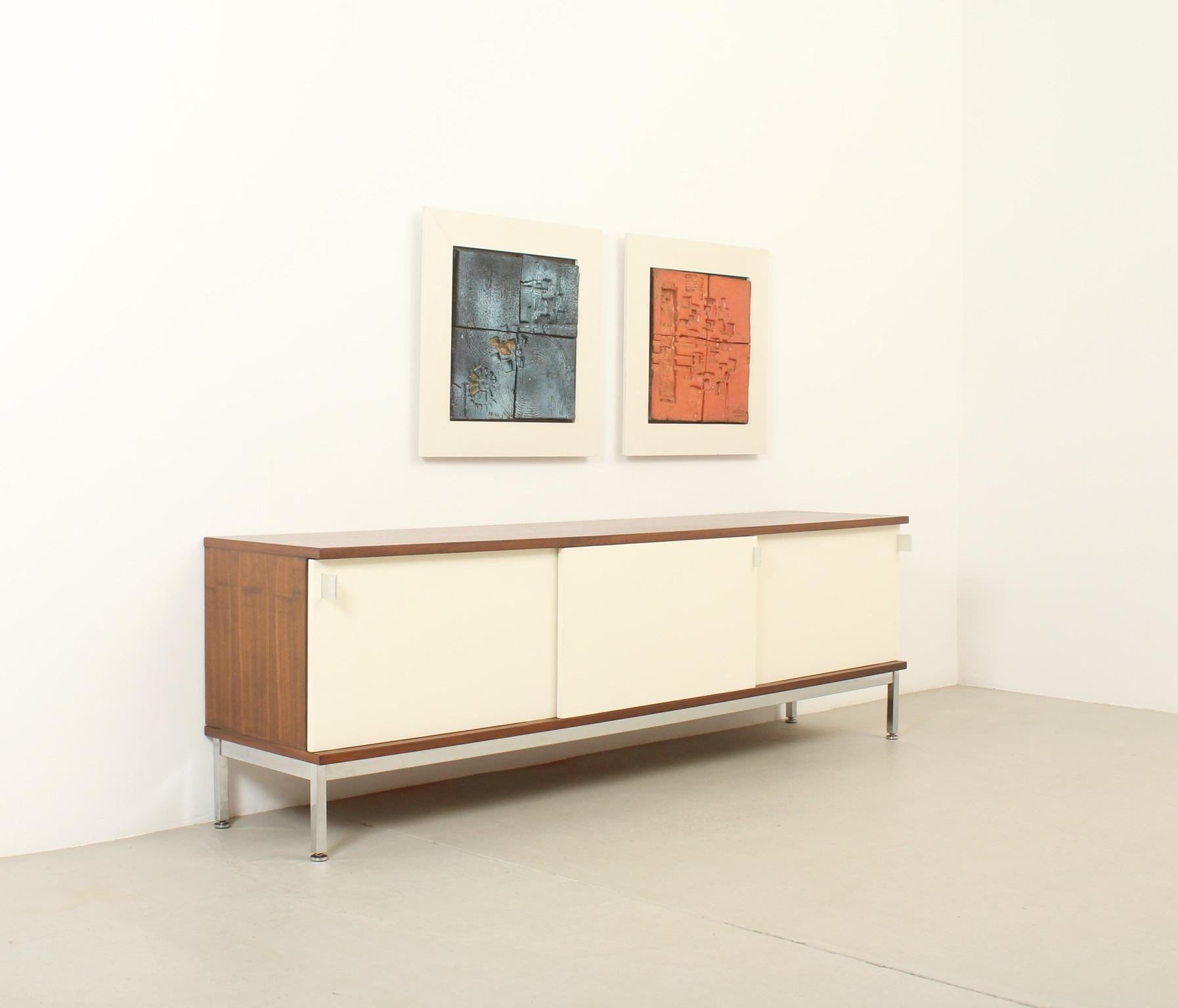 Ceramic Wall Relief by Andrés Galdeano and Angel Grávalos, Spain, 1960's For Sale 9