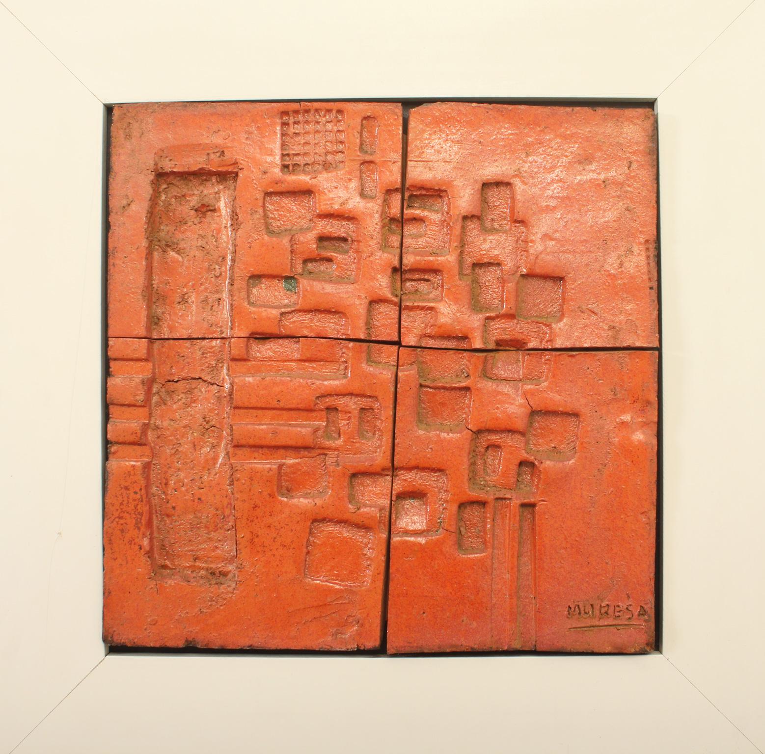 Relieve mural de cerámica de Andrés Galdeano y Angel Grávalos, España, años 60 Español en venta