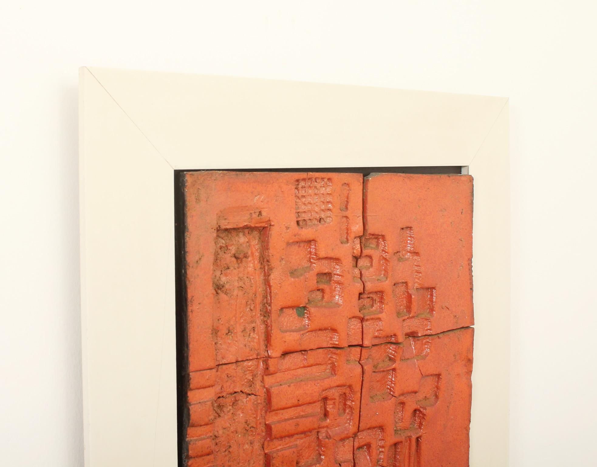 Relieve mural de cerámica de Andrés Galdeano y Angel Grávalos, España, años 60 mediados del siglo XX en venta
