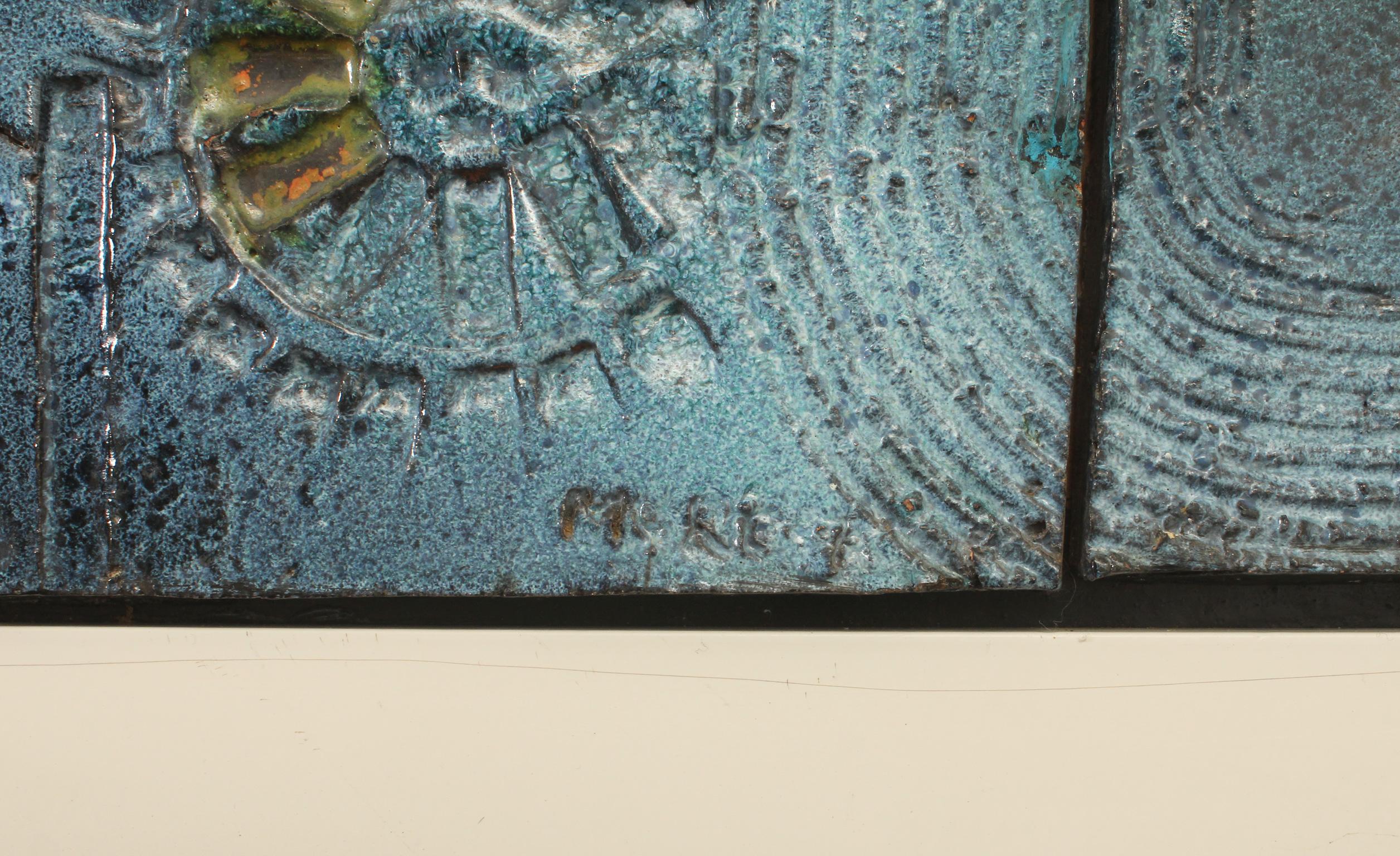 Ceramic Wall Relief by Andrés Galdeano and Angel Grávalos, Spain, 1960's For Sale 2