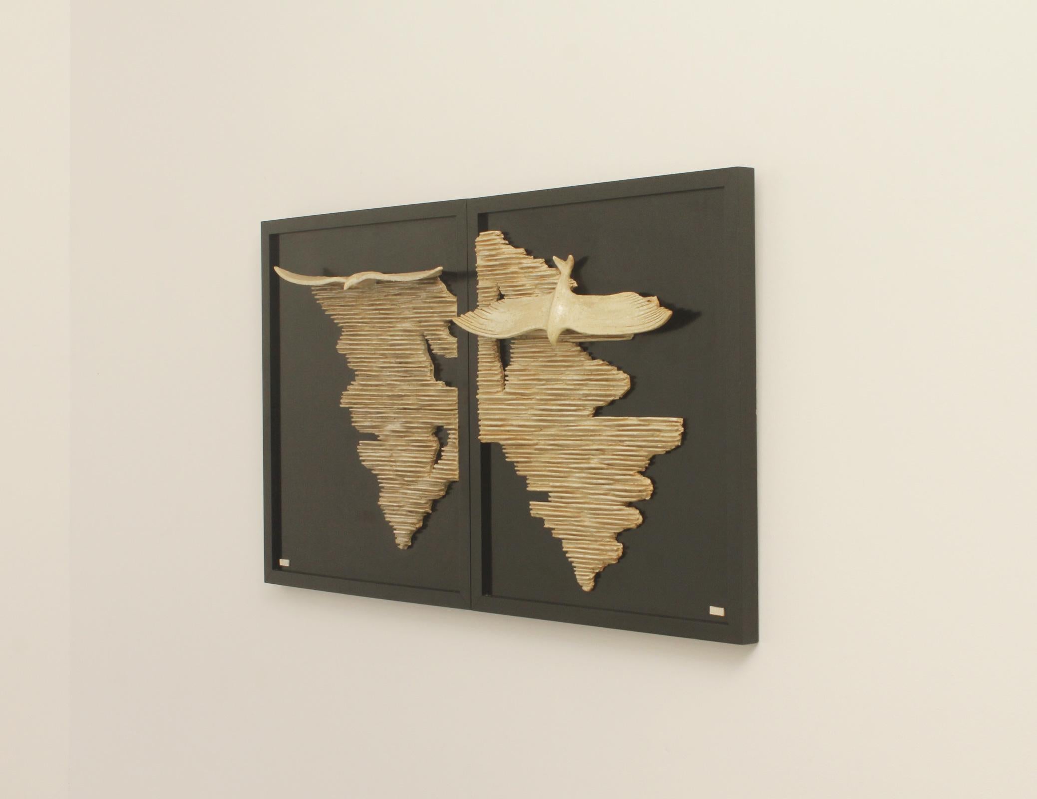 Rilievi murali in ceramica di Josep Maria Palou, Spagna, anni '80 in vendita 4