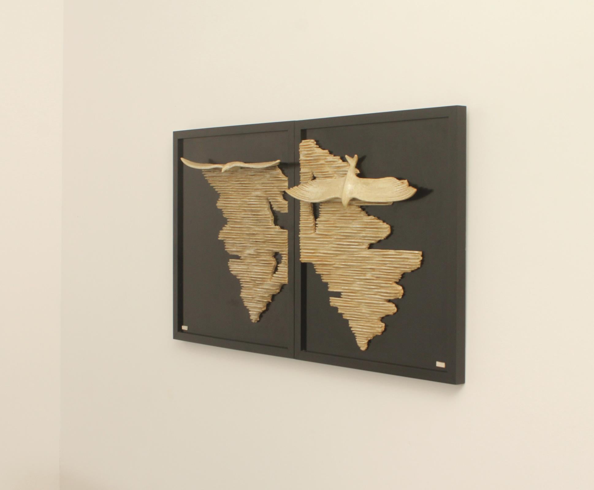 Spagnolo Rilievi murali in ceramica di Josep Maria Palou, Spagna, anni '80 in vendita