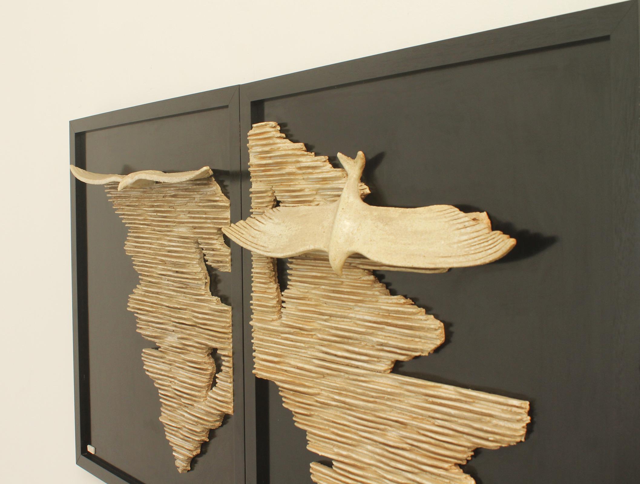 Rilievi murali in ceramica di Josep Maria Palou, Spagna, anni '80 In condizioni buone in vendita a Barcelona, ES