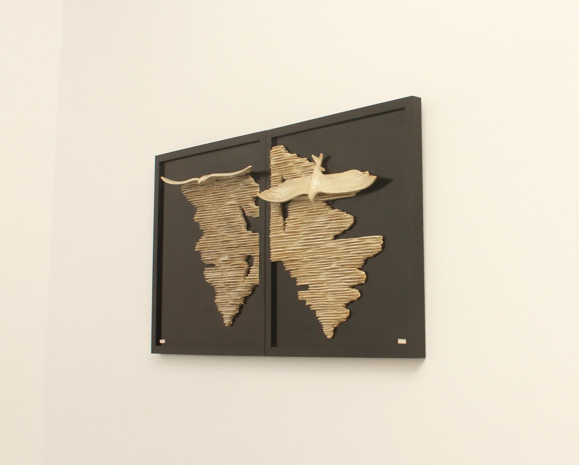 Fine XX secolo Rilievi murali in ceramica di Josep Maria Palou, Spagna, anni '80 in vendita