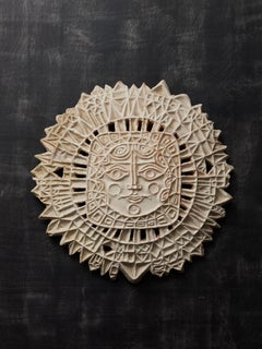 Ceramic Wall Sconce by Roland Zobel