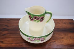 Ensemble de lavage de céramique par Urbach Freres des années 1920