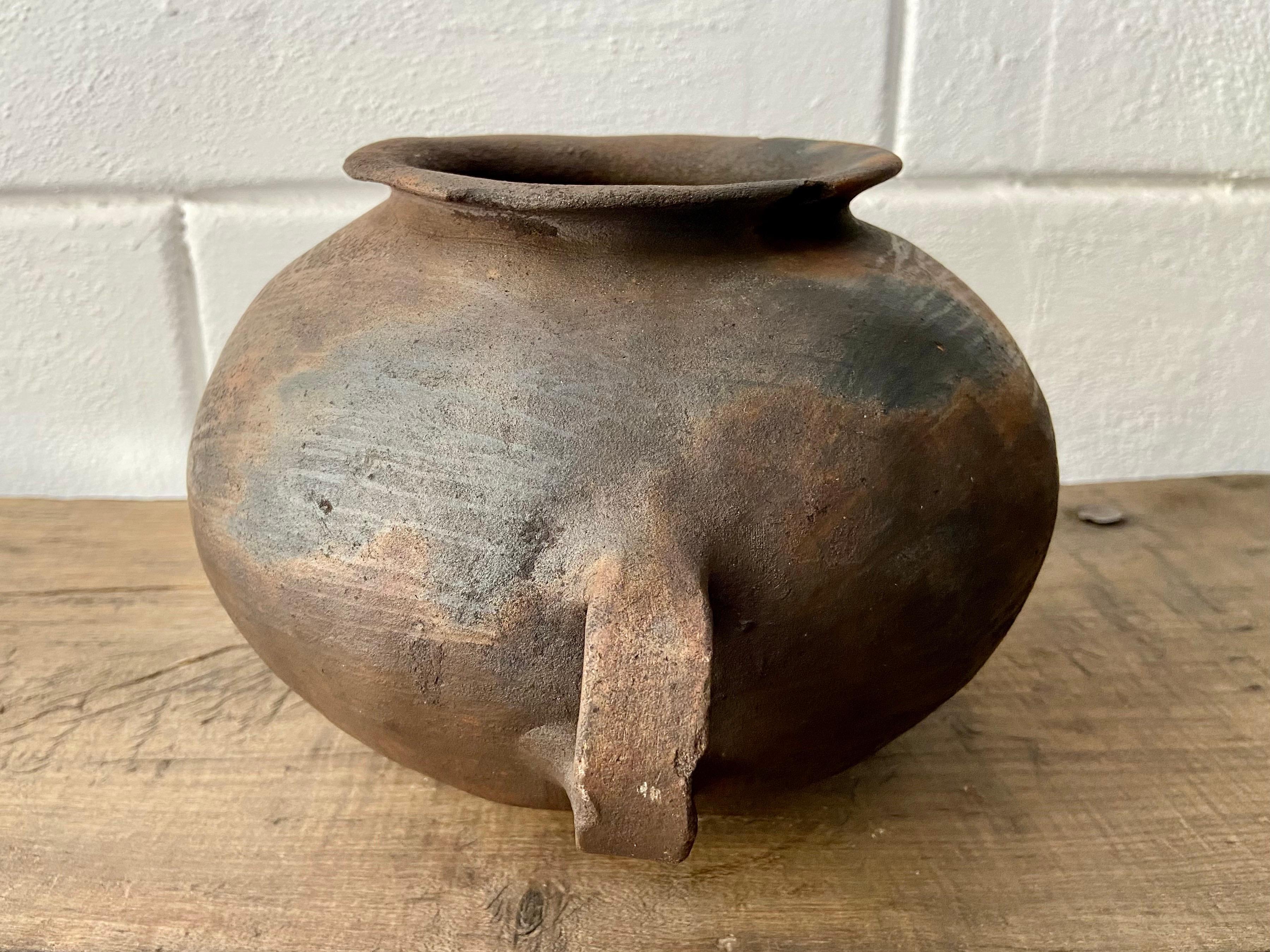 Rustic Ceramic Water Pots from Puebla, Mexico